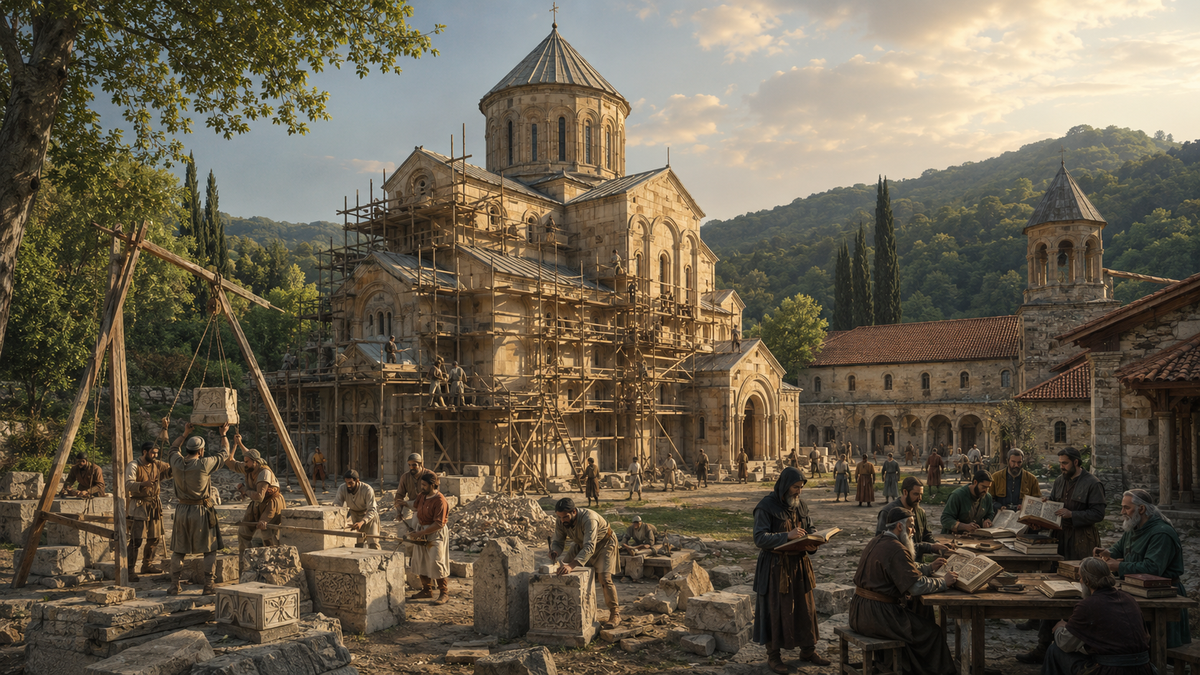 12th-Century Gelati: Construction of the Monastery and David’s Academy