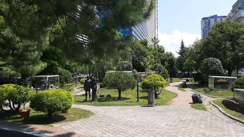 A general view of the Adjarian House Mini Museum in Batumi