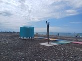 Accessible beach for people with disabilities in Batumi (opposite New Ship)
