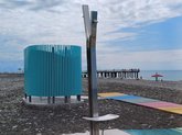 Accessible beach for people with disabilities in Batumi (opposite New Ship)