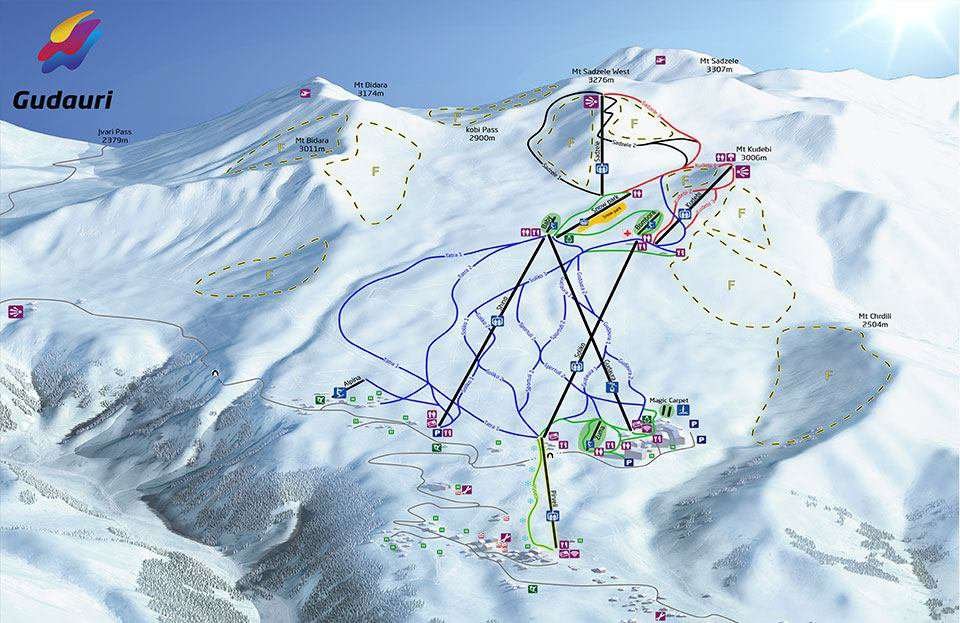 ski resort map
