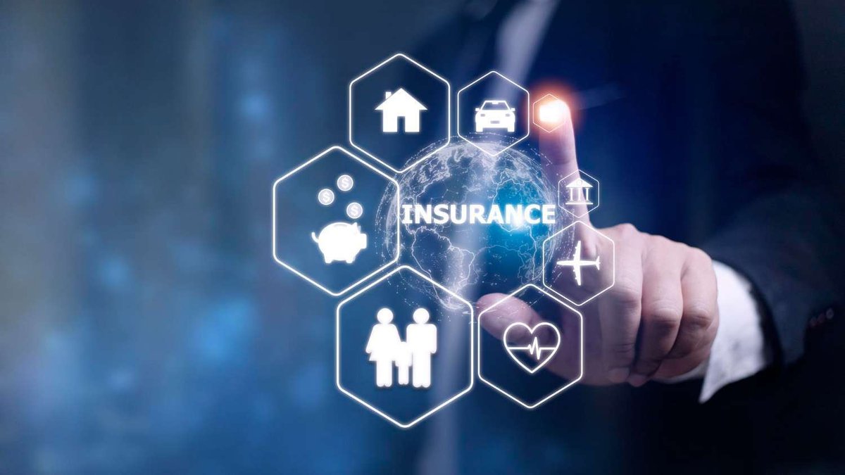 An insurance agent demonstrates a mobile insurance app in Georgia.