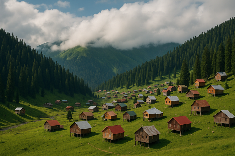 Bakhmaro is a mountain health resort in Georgia.