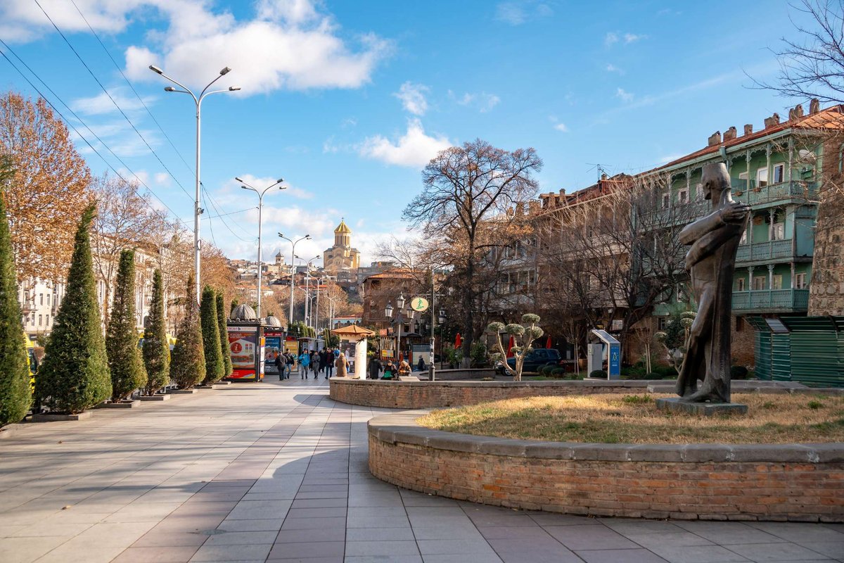 Baratashvili Street in Tbilisi