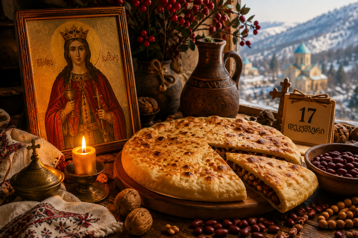 Discover the traditions of Barbaroba, celebrated on 17 December with Saint Barbara, freshly baked lobiani and family customs.