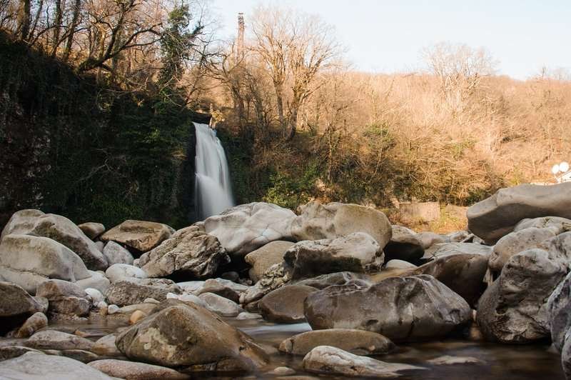 A small waterfall