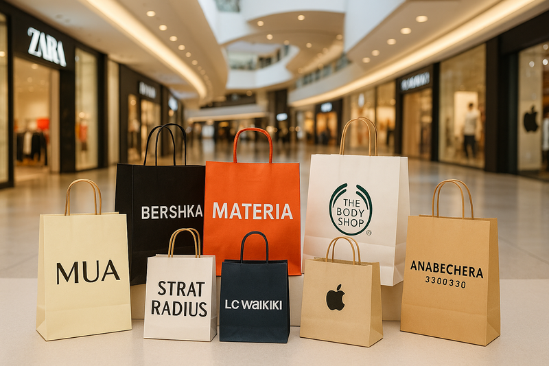 Brands in Georgian shopping centers