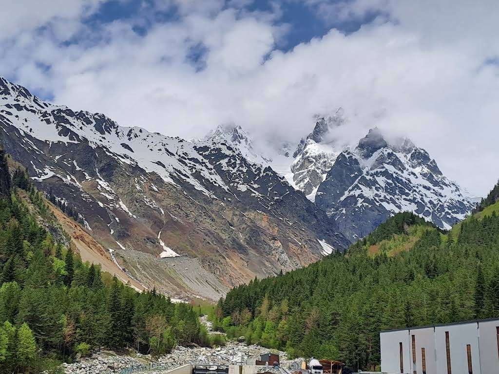 Chalaadi Glacier in Mestia