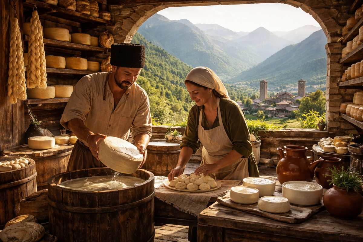 Cheese factories of Georgia