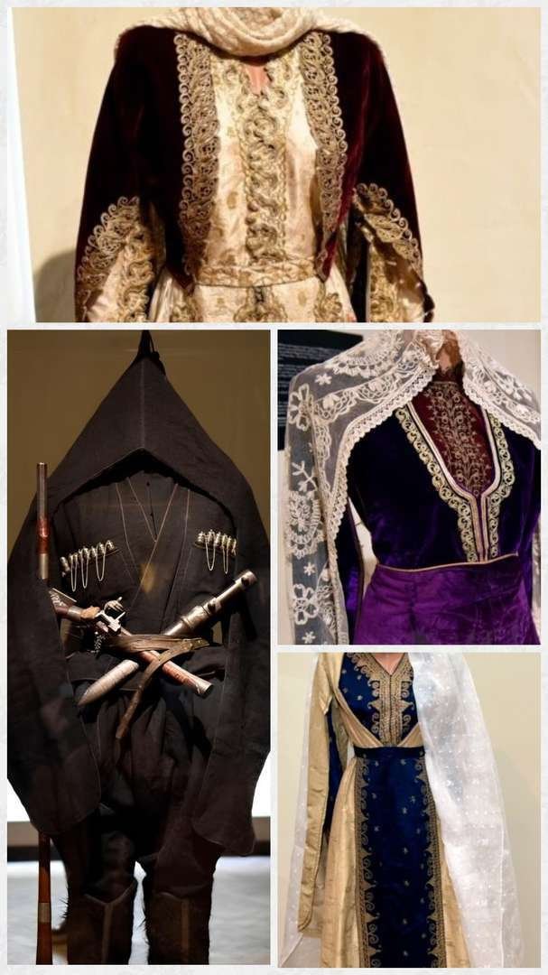Collage - Georgian medieval costumes