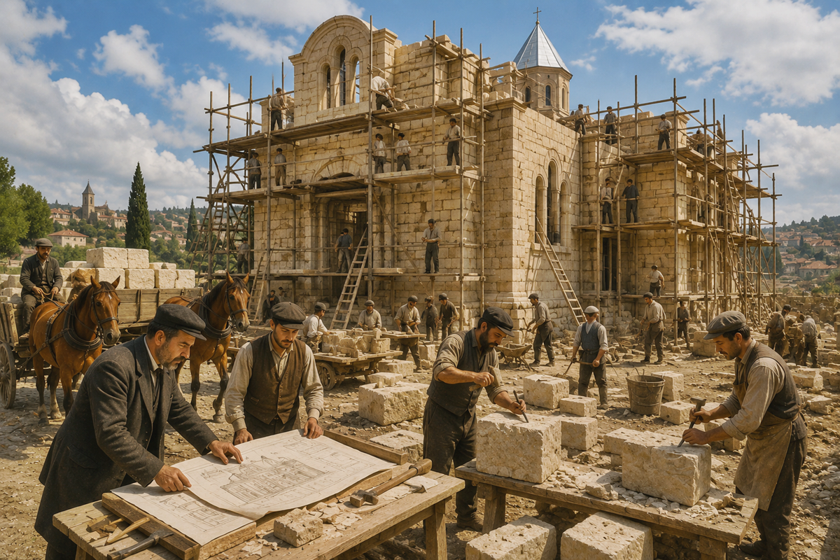 Construction of the Peter and Paul Church