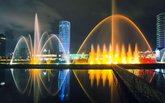 Танцующие Фонтаны на озере Ардагани
