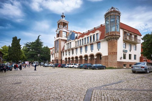 David the Builder Square in Sighnaghi