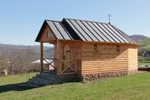 Wooden Church of St Seraphim in Akhkerpi