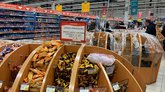 Supermarket "Carrefour" on the street Tvalchrelidze