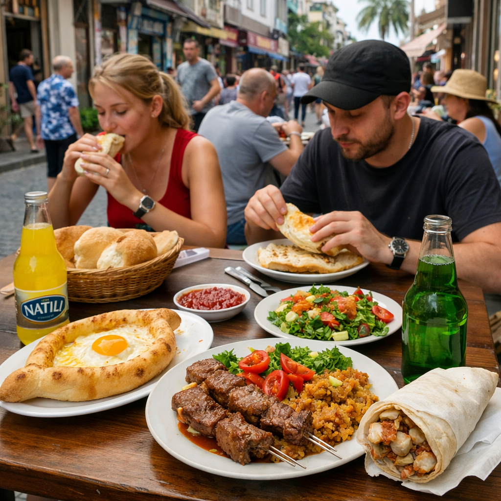 Budget food lunch in Batumi