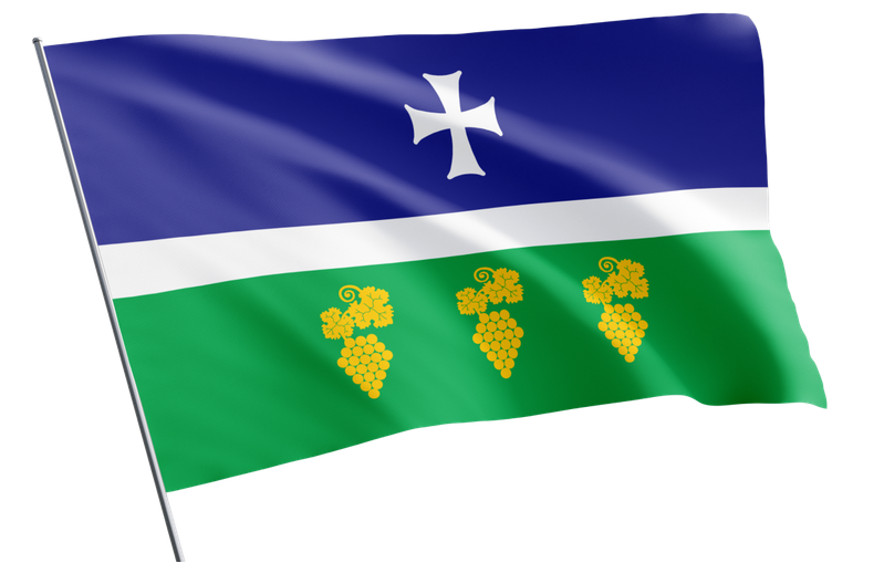 Flag of the Tsageri Municipality
