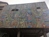 Mosaic on the former Mountain Valley Sanitarium