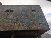 Mosaic on the former Mountain Valley Sanitarium