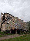 Mosaic on the former Mountain Valley Sanitarium