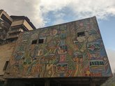 Mosaic on the former Mountain Valley Sanitarium