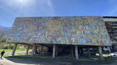 Mosaic on the former Mountain Valley Sanitarium