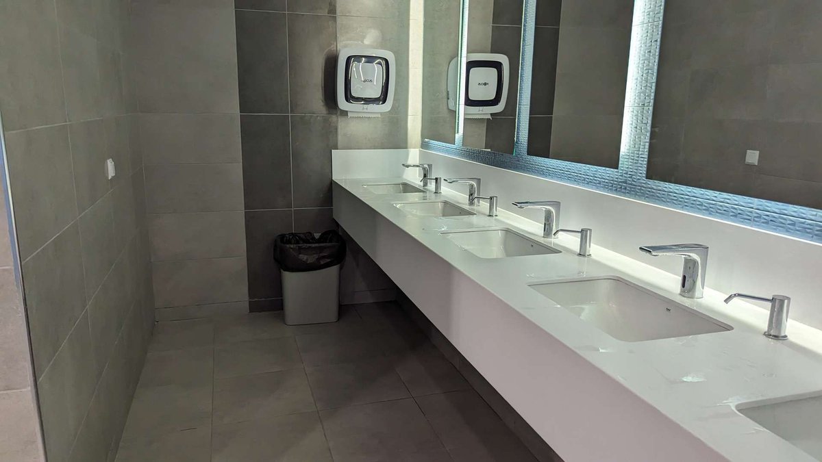 Free toilets at the Grand Mall shopping center