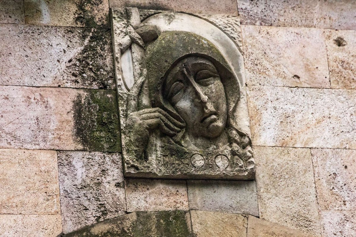 Georgian-Saint-Nino-sculptural-bas-relief-in-Tb
