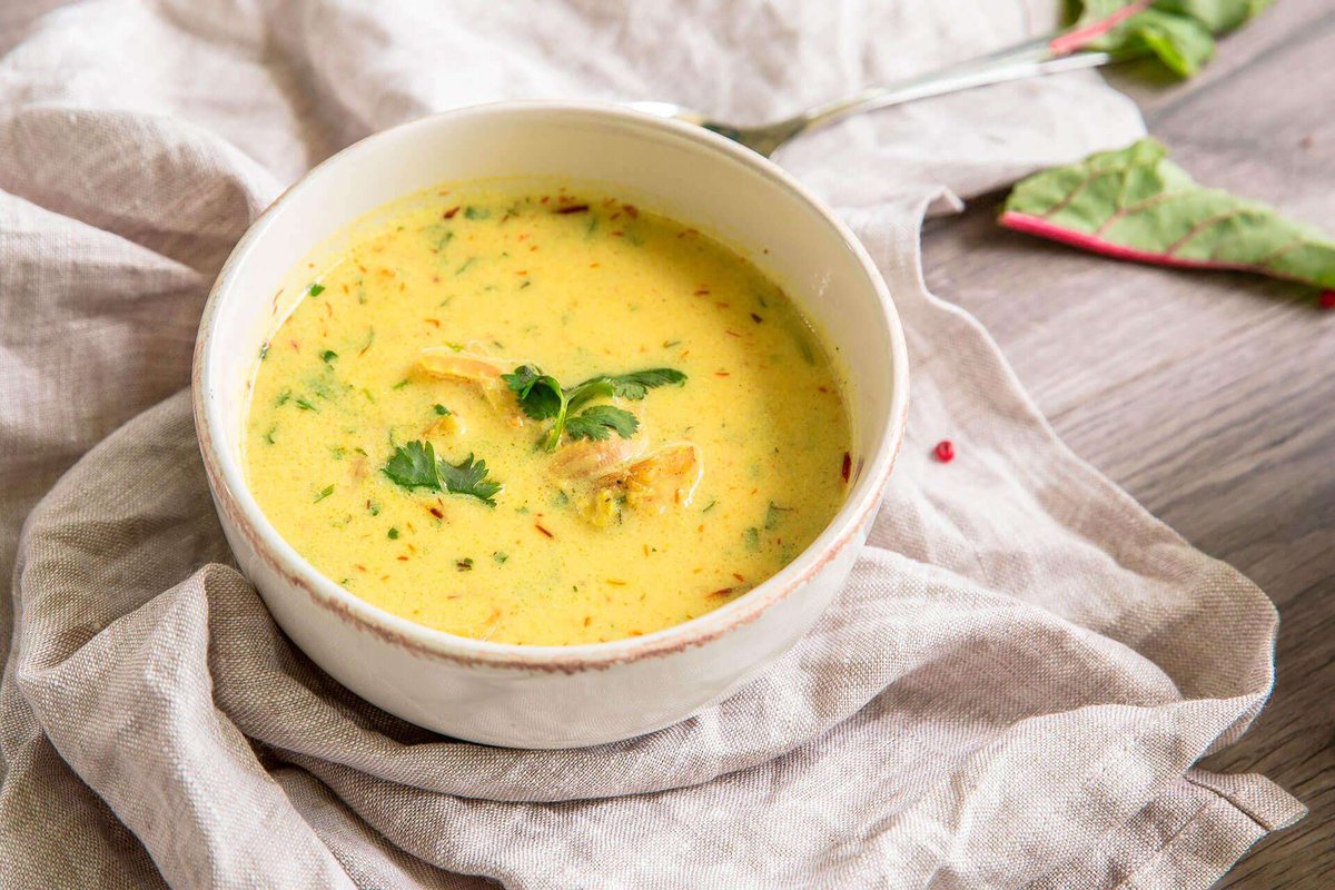 Georgian chikhirtma soup