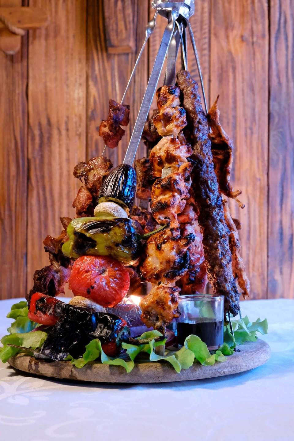 Georgian shashlik mtsvadi