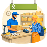 Goods delivery points