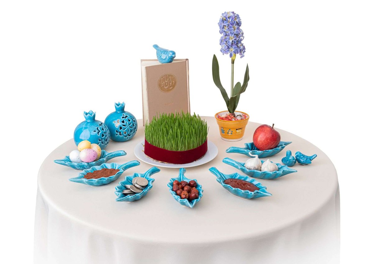 Haftsin is an Iranian traditional meal for the Nowruz holiday.