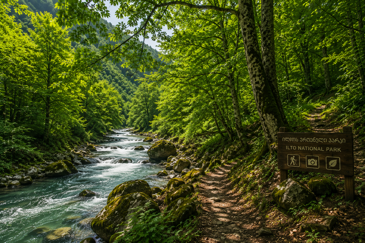 A peaceful national park in Kakheti known for its beech forests, mountain river and scenic hiking trails.