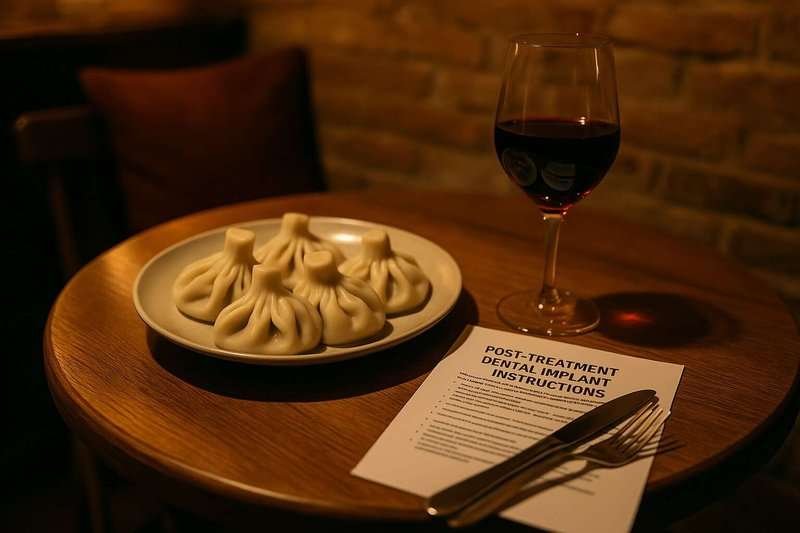 Khinkali and wine