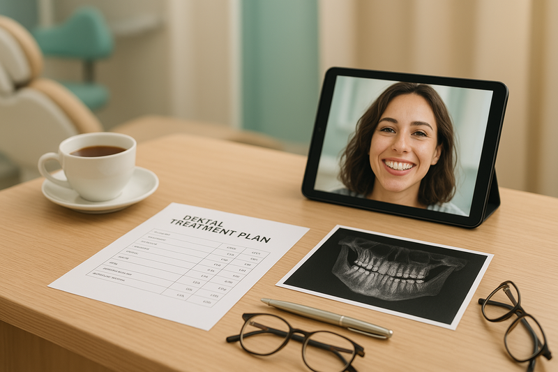 online consultation with a patient