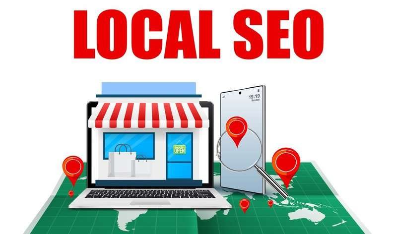 Local Marketing SEO Concept.
