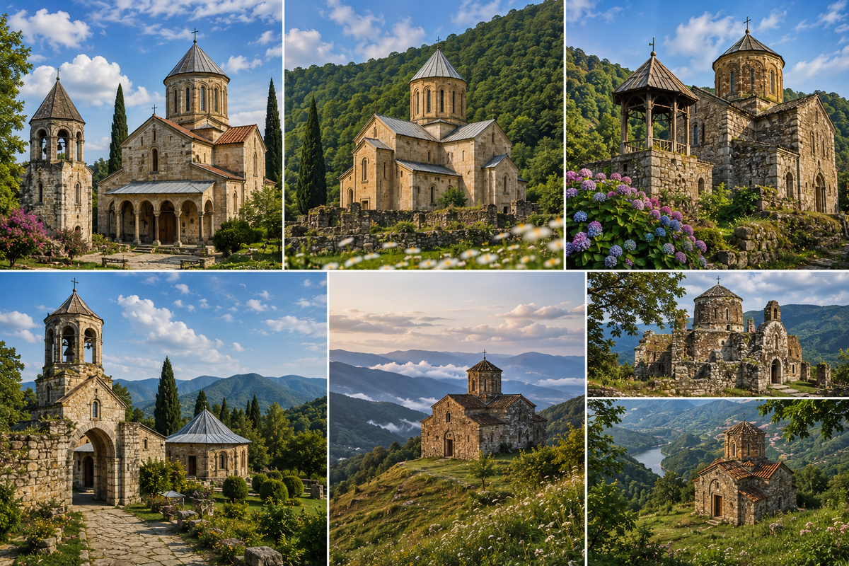 The most important churches and monasteries of Guria in one scenic route.