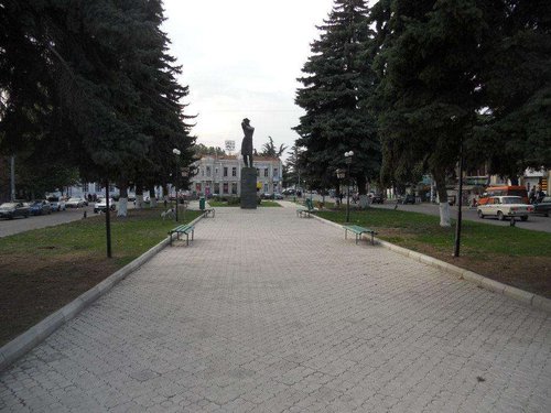 Monument to the poet Prince Nikolai Baratashvili in Gori