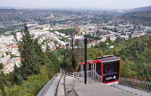 Mount Mtatsminda - cable car