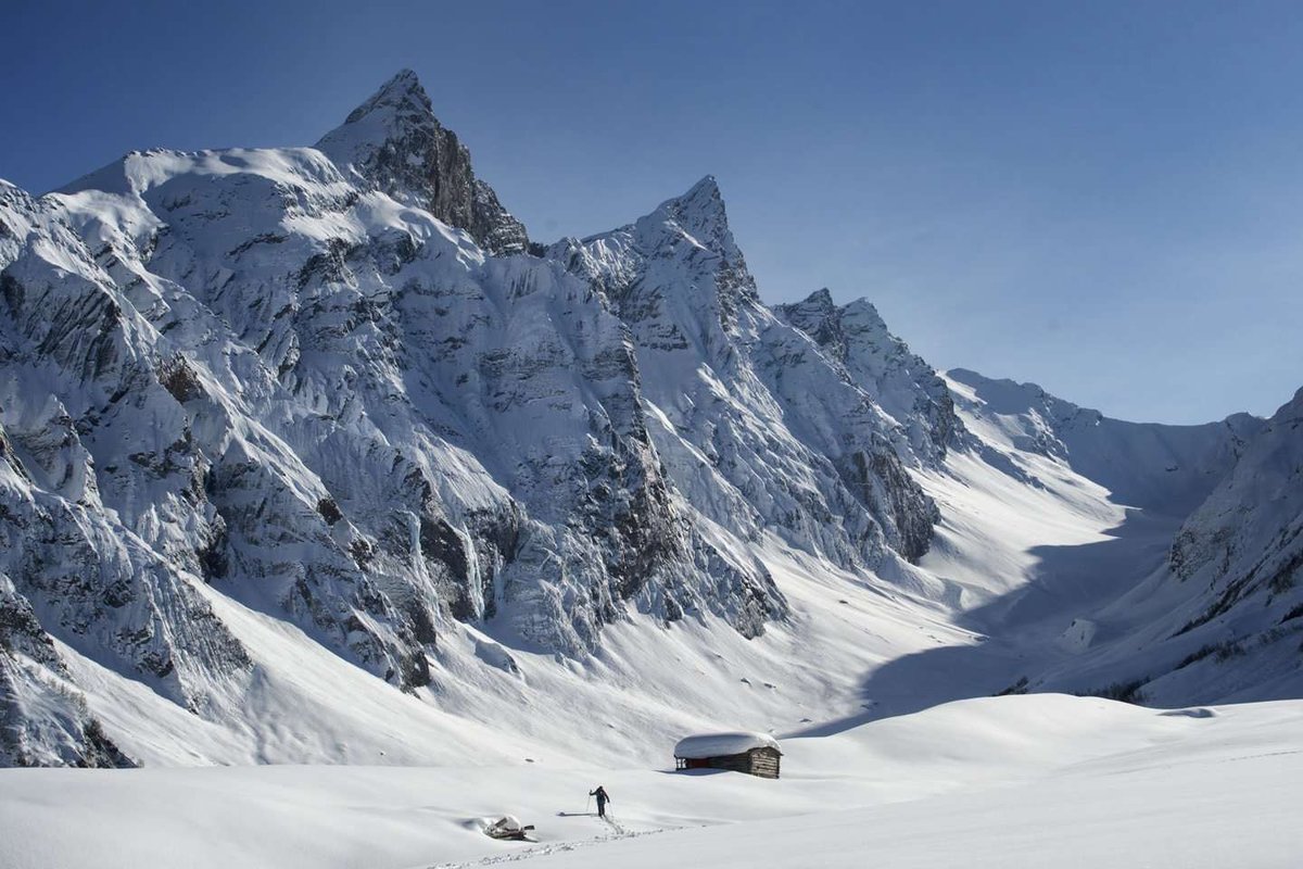 Mountains in Shovi in ​​winter