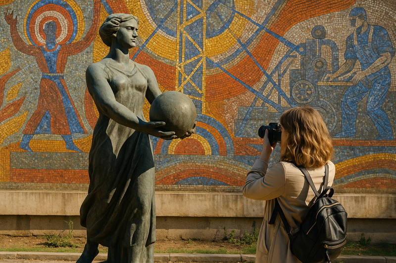 Mosaics as art objects and photo locations