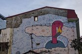 Mural "Chill flamingo"
