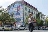 Mural "Chill flamingo"