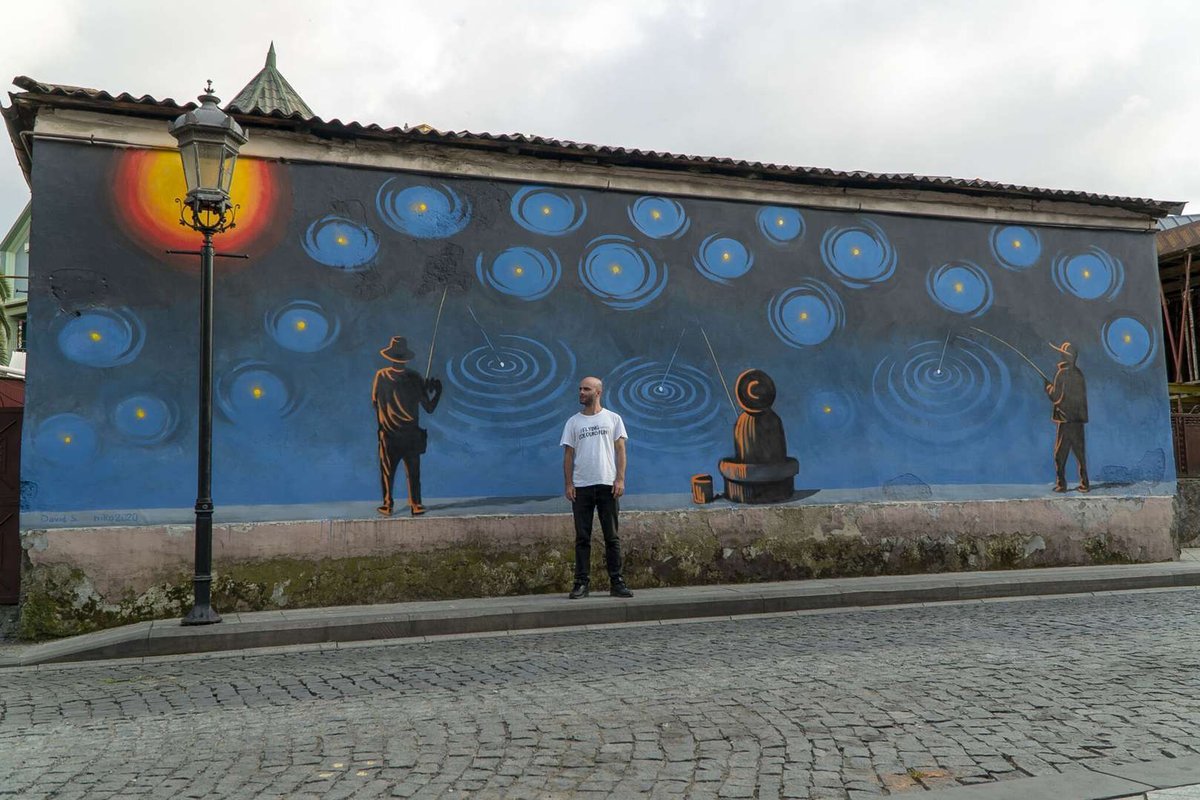 Мурал "Рыбаки"