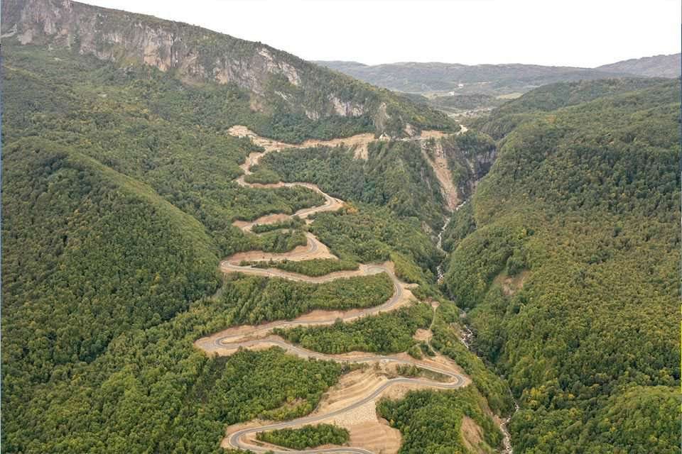 New Zemo Imereti-Racha highway