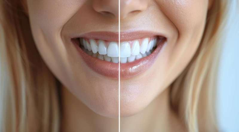 teeth whitening results