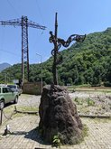 Monument to the Machakhela gun (topi)