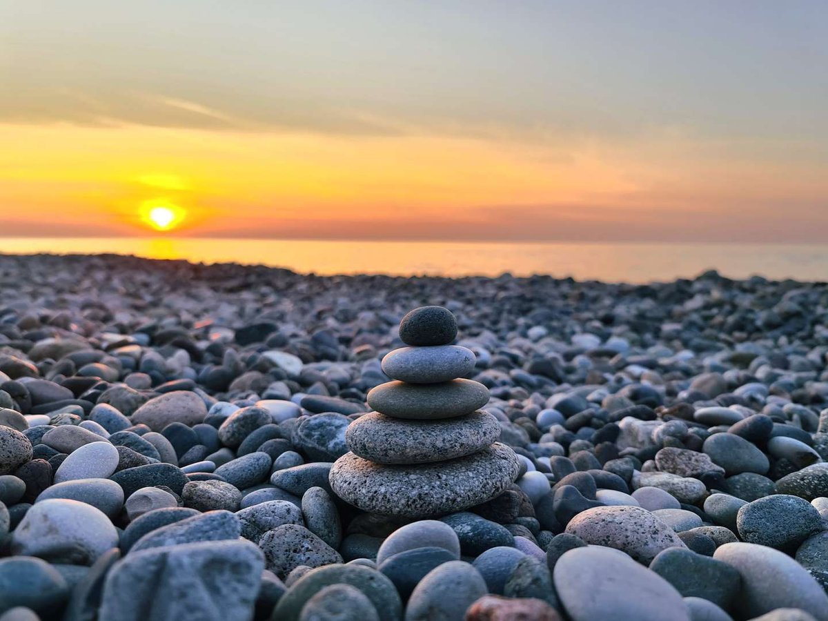 Pebble beach near the destroyed pier - 3
