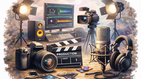 Photo studios, video studios and recording studios
