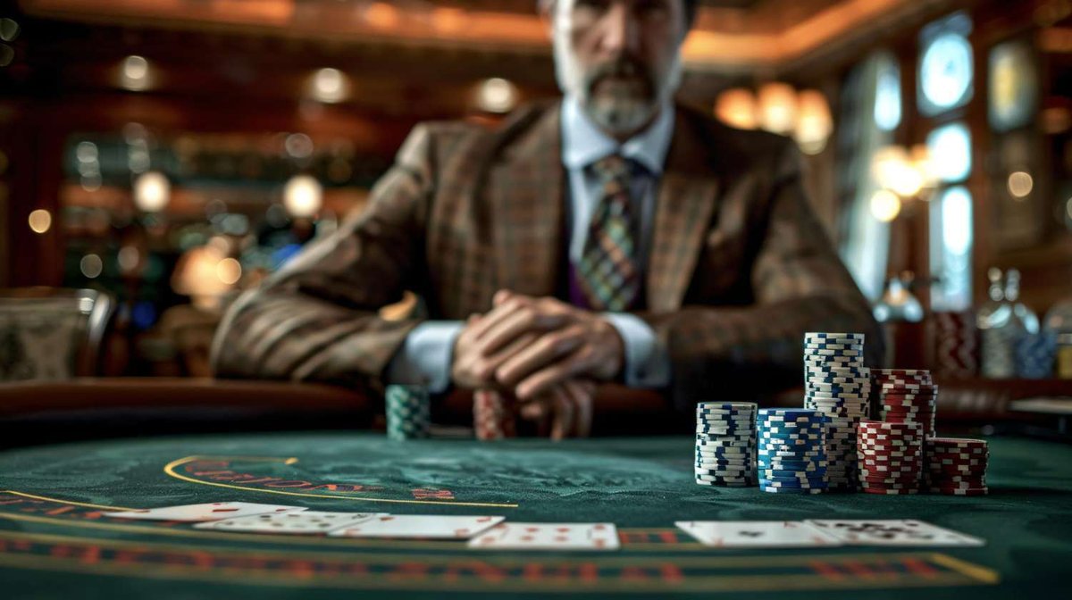 Playing poker at a Georgian casino